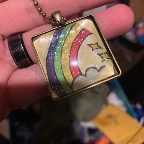 Sugar Stain Glass Necklace - Picture 6 of 10